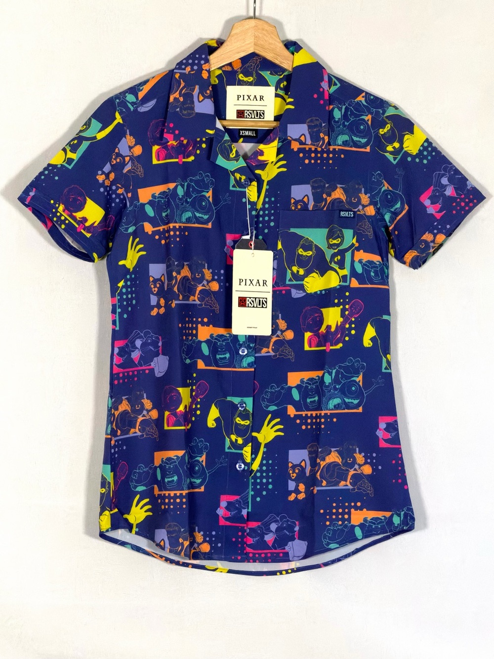 RSVLTS Disney Pixar Fest Adventure Partners KUNUFLEX Shirt Adult XS NWT